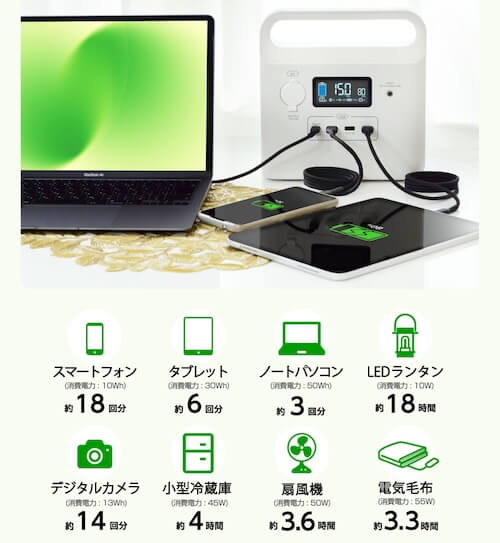 tama's「ポータブル電源」