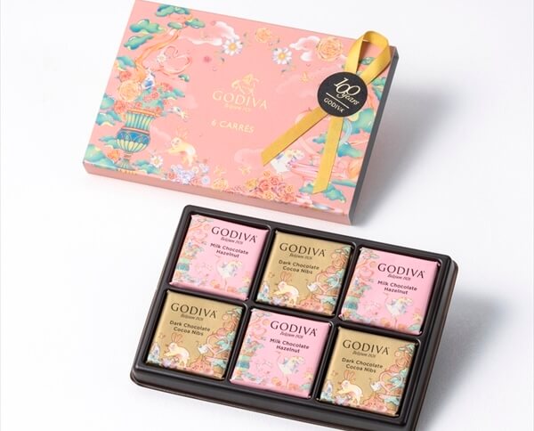ゴディバ アーリースプリング カレ アソートメント（6枚入）