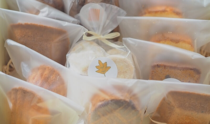 個包装のお菓子