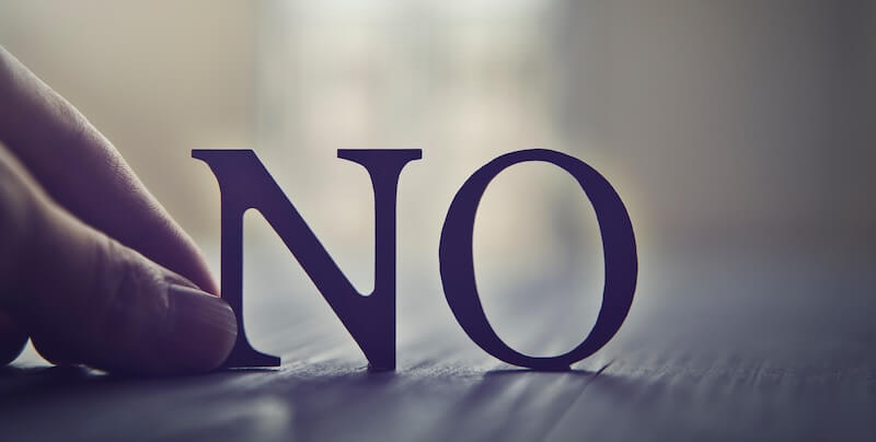 NO 文字