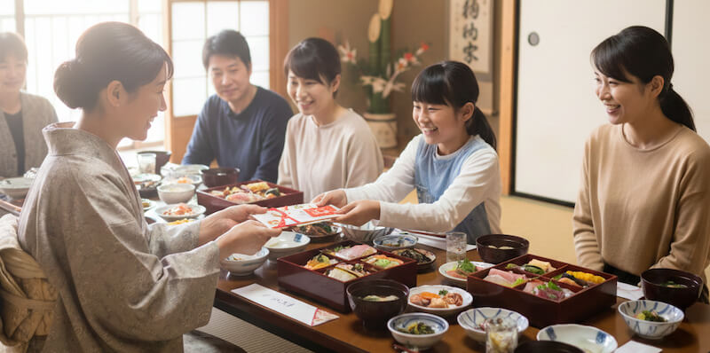 お年玉をもらったとき