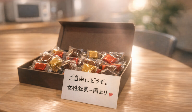 職場の義理チョコ