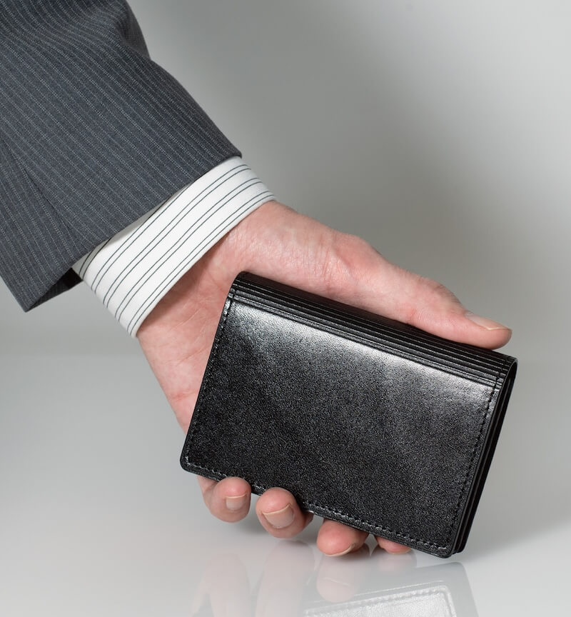 栃木レザー 名刺入れ（ブランド革製品）