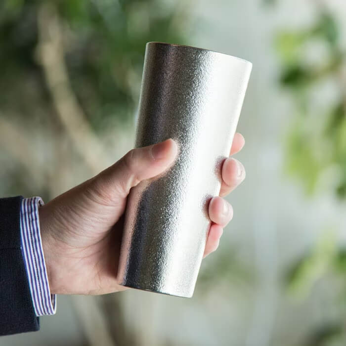 能作 錫（すず）のビアカップ