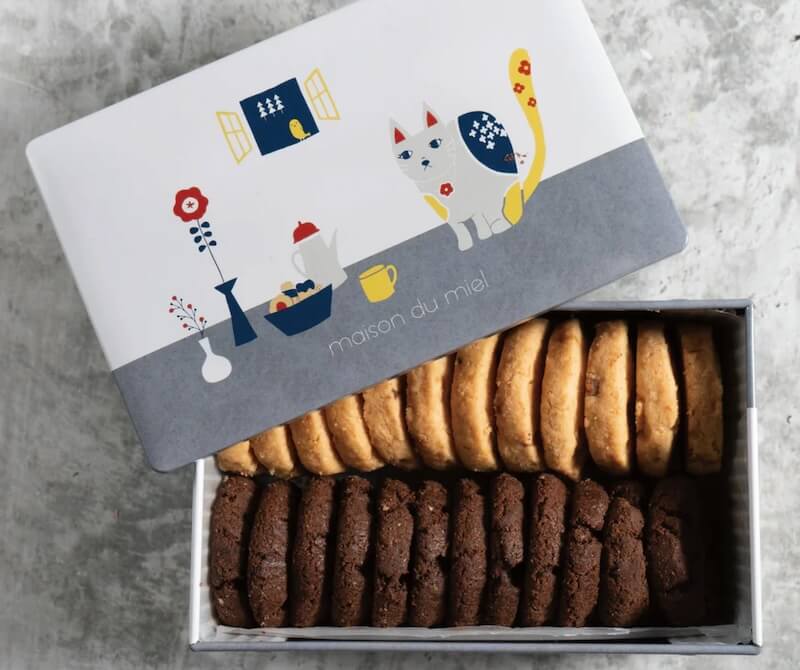 猫さんのサブレ缶 クッキー缶