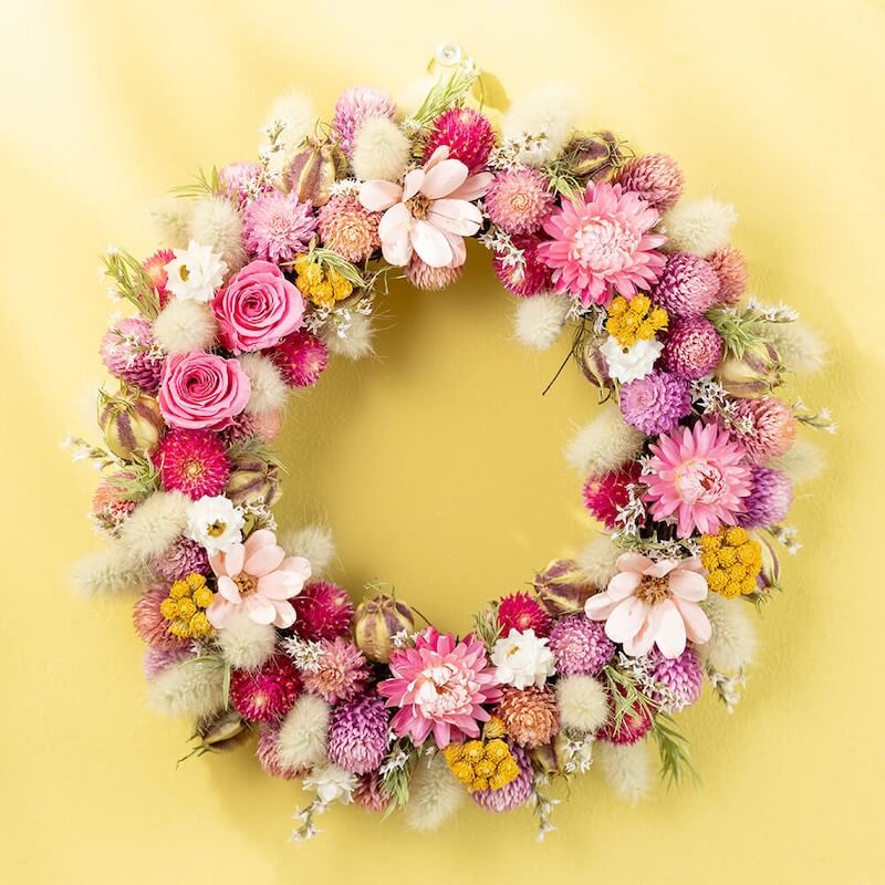 Mom'sリース～Smiley Pink～