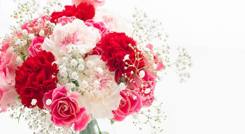 カーネーションの花束